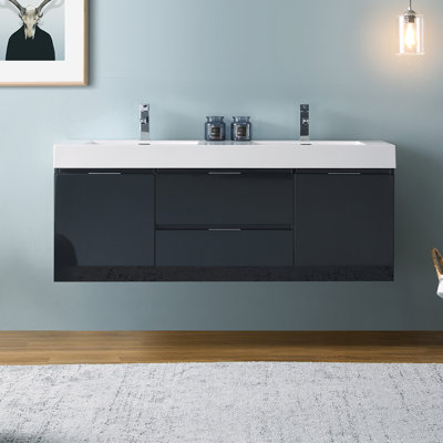 Find The Perfect 60 Inch Wall Mounted Amp Floating Bathroom
